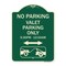 Signmission No Parking Valet Parking 5-30pm-12-00am Heavy-Gauge Aluminum Sign, 24" x 18", G-1824-23791 A-DES-G-1824-23791 - alternate 1